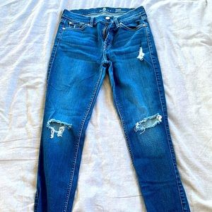 7 for All Mankind Ankle Gwenevere Jeans 29